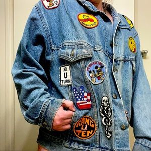 CUSTOM TRAVELING JEAN JACKET HANDMADE